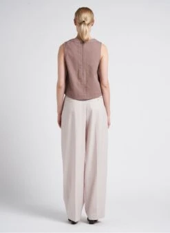 Soeur Rundhals-Top Aus Baumwoll-Canvas In Violett -Soeur 4151269