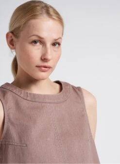 Soeur Rundhals-Top Aus Baumwoll-Canvas In Violett -Soeur 4151273