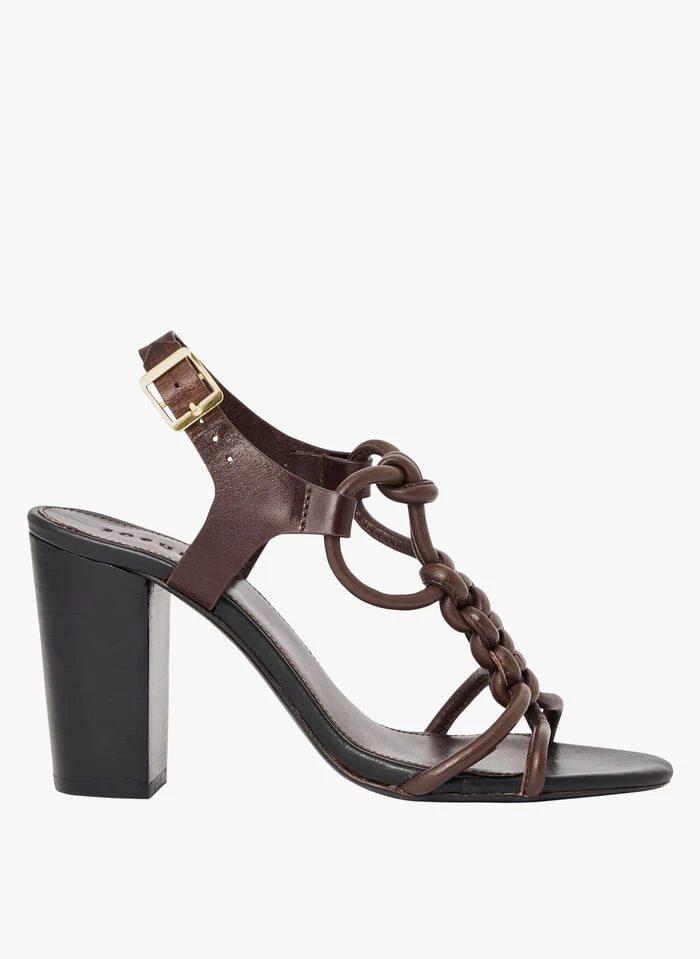 Soeur Ledersandalen Mit Absatz In Braun 1 Soeur Ledersandalen Mit Absatz In Braun