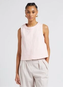 Soeur Rundhals-Top Aus Baumwolle In Rosa