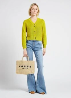 Soeur Shopper Aus Stroh In Schwarz -Soeur 4170401