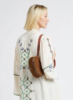 Hüfttasche Aus Veloursleder In Braun -Soeur 4170464