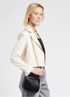 Soeur Umhängetasche Aus Leder In Schwarz -Soeur 4170619