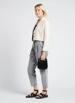 Soeur Umhängetasche Aus Leder In Schwarz -Soeur 4170620