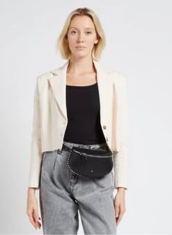 Hüfttasche Aus Leder In Schwarz -Soeur 4170622