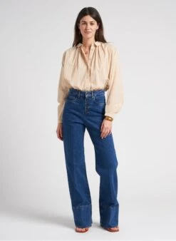 Soeur Weite Stone Washed Jeans Aus Baumwolle In Bleached Jeans -Soeur 4180004