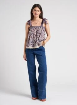 Soeur Weite Stone Washed Jeans Aus Baumwolle In Bleached Jeans -Soeur 4180012