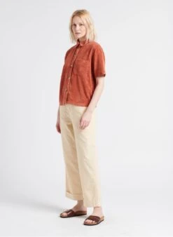 Soeur Weite Hose Aus Gewaschener Baumwolle In Beige -Soeur 4183283