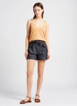 Soeur Weite Shorts Aus Baumwoll-Denim In Jeans Ohne Waschung -Soeur 4184720