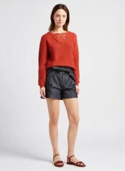 Soeur Weite Shorts Aus Baumwoll-Denim In Jeans Ohne Waschung -Soeur 4184728