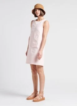 Soeur Kurzes Trapezkleid Aus Baumwoll-Mix In Rosa -Soeur 4186101