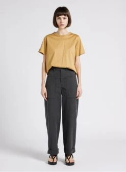 Soeur Weite Hose Aus Gewaschener Baumwolle In Grau 15 Soeur Weite Hose Aus Gewaschener Baumwolle In Grau -Soeur 4244824