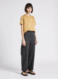 Soeur Weite Hose Aus Gewaschener Baumwolle In Grau 17 Soeur Weite Hose Aus Gewaschener Baumwolle In Grau -Soeur 4244825