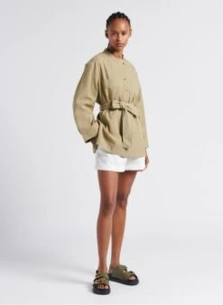 Soeur Weite Leinenshorts In Weiß -Soeur 4267390 1